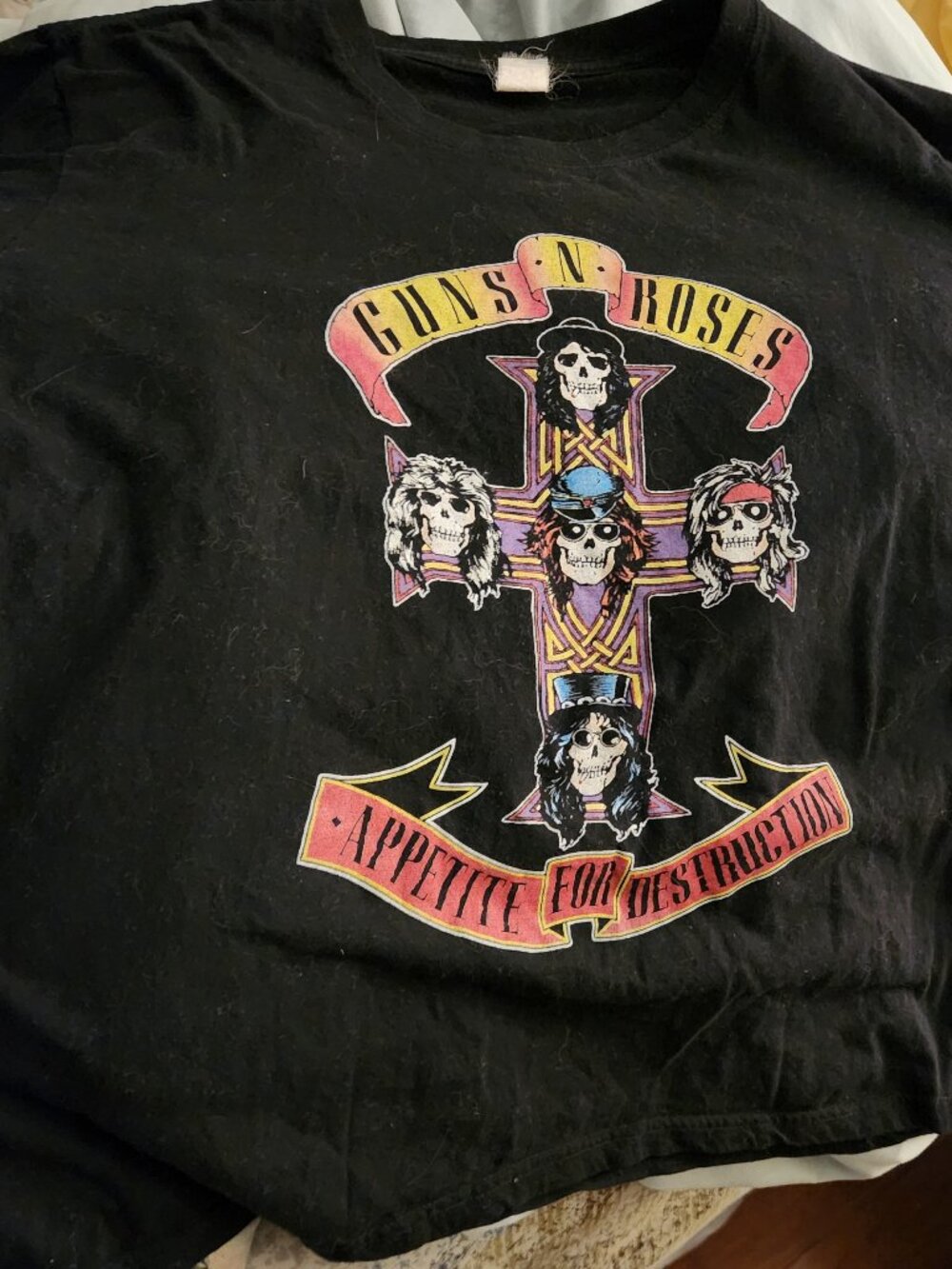Guns N’ Roses Appetite for Destruction Women’s Medium Fitted Graphic Tee